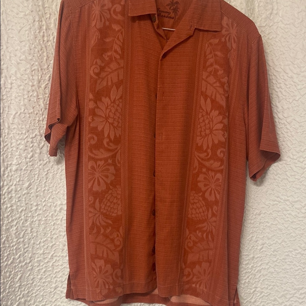 Tommy Bahama Brown Casual Button Down Shirt